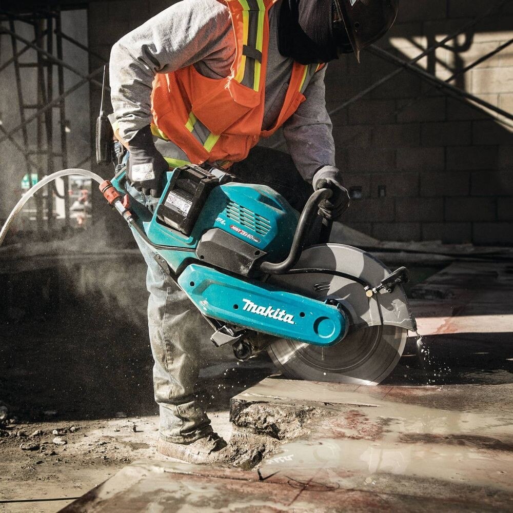 Makita GEC01PL4 80V max (40V max X2) XGT Brushless 14" Power Cutter Kit, with AFT, Electric Brake (8.0Ah)
