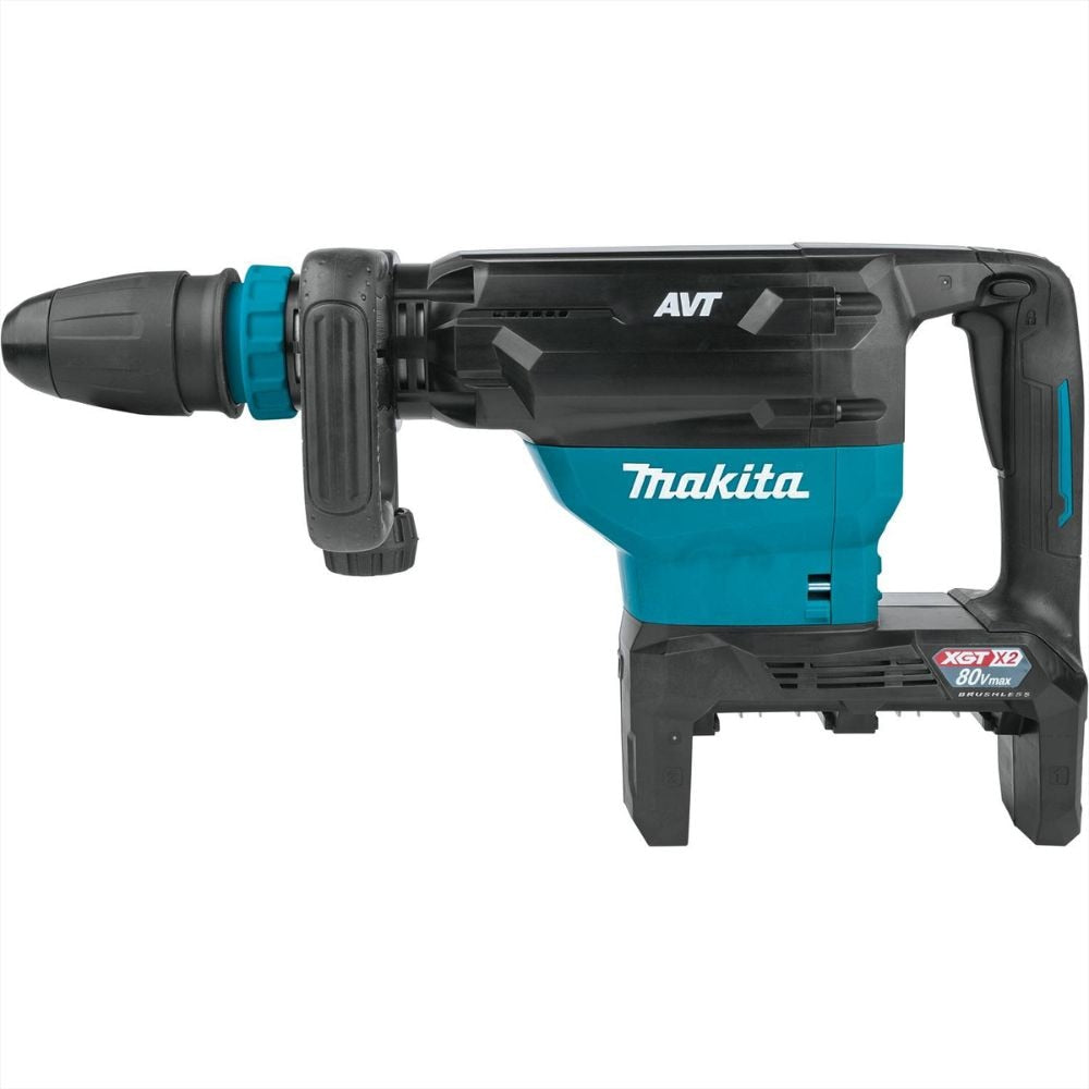 Makita GMH02Z 80V max (40V max X2) XGT Brushless 28 lb. AVT Demolition Hammer, accepts SDS-MAX bits, AWS Capable (Tool Only)