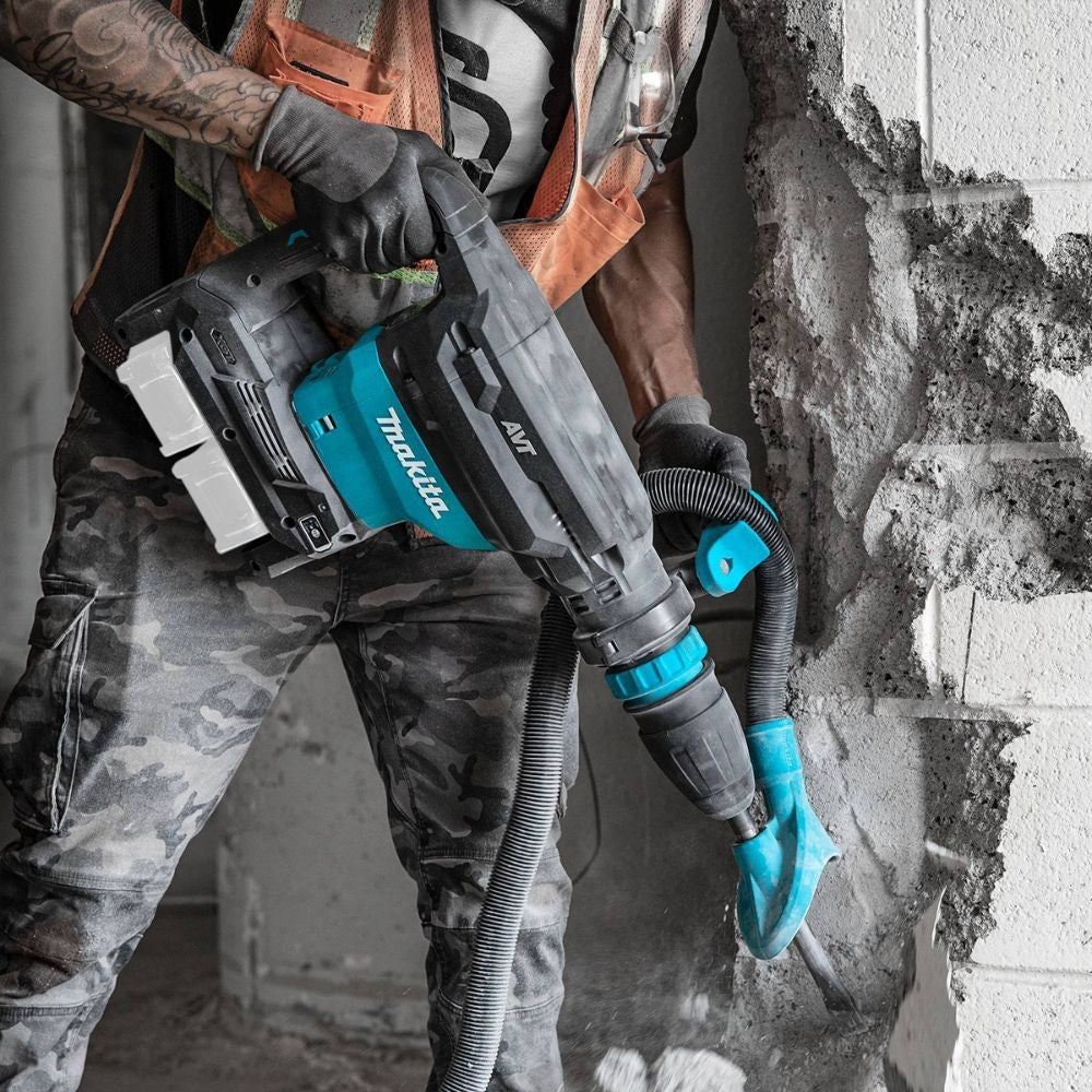 Makita GMH02Z 80V max (40V max X2) XGT Brushless 28 lb. AVT Demolition Hammer, accepts SDS-MAX bits, AWS Capable (Tool Only)