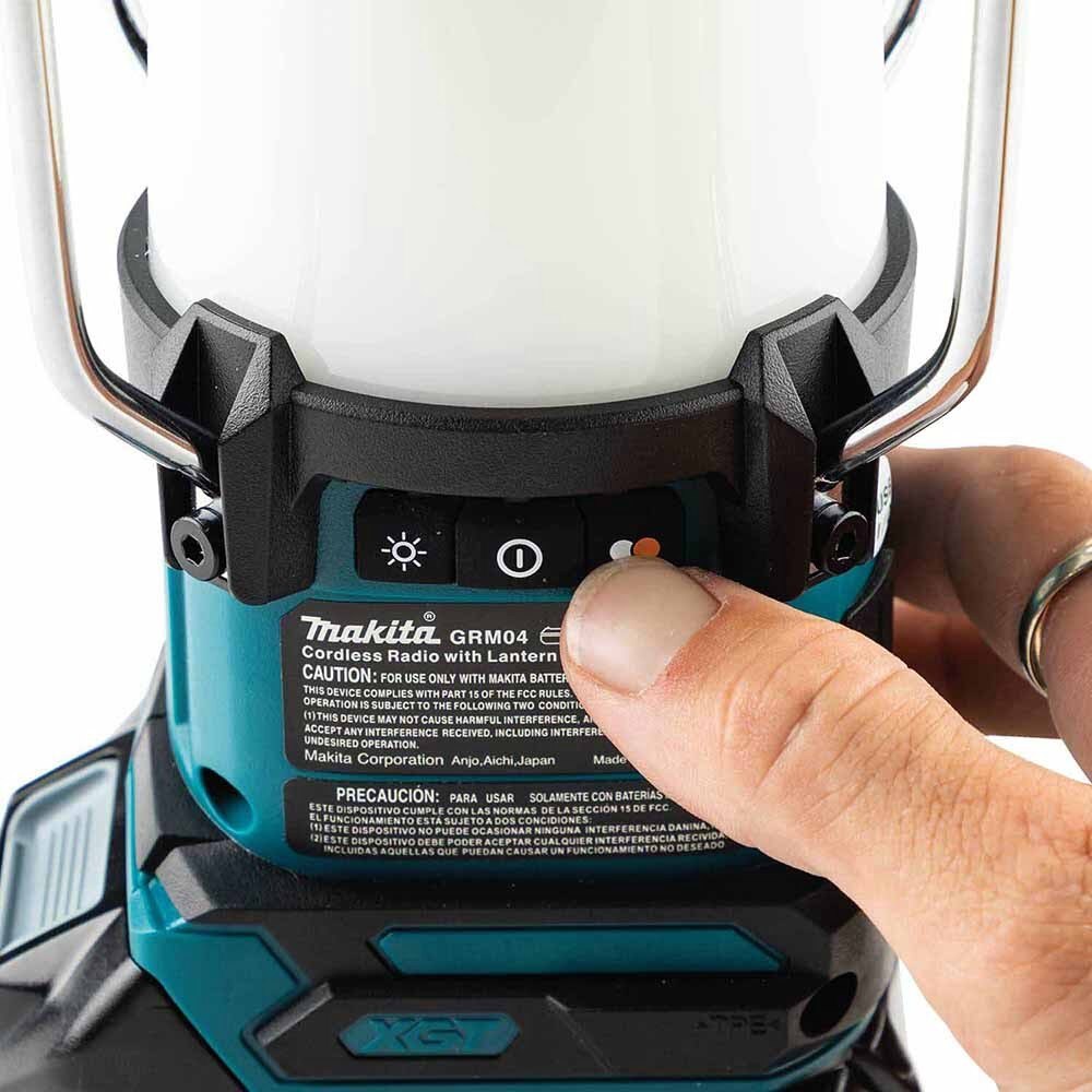 Makita GRM04 40V max XGT Cordless Lantern with Radio, Tool Only