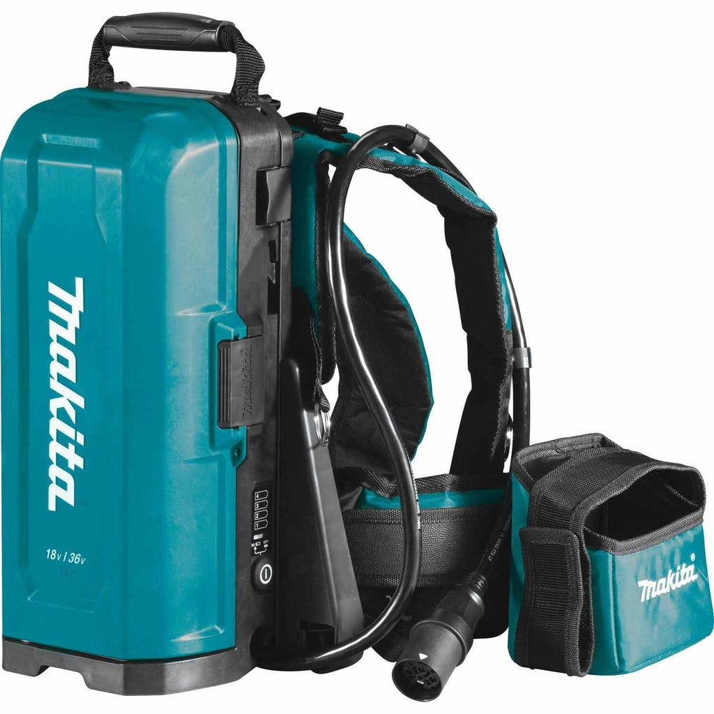 Makita PDC01G6 LXT® and LXT® X2 (36V) Portable Backpack Power Supply, 6 ea. BL1860B battery (6.0Ah)