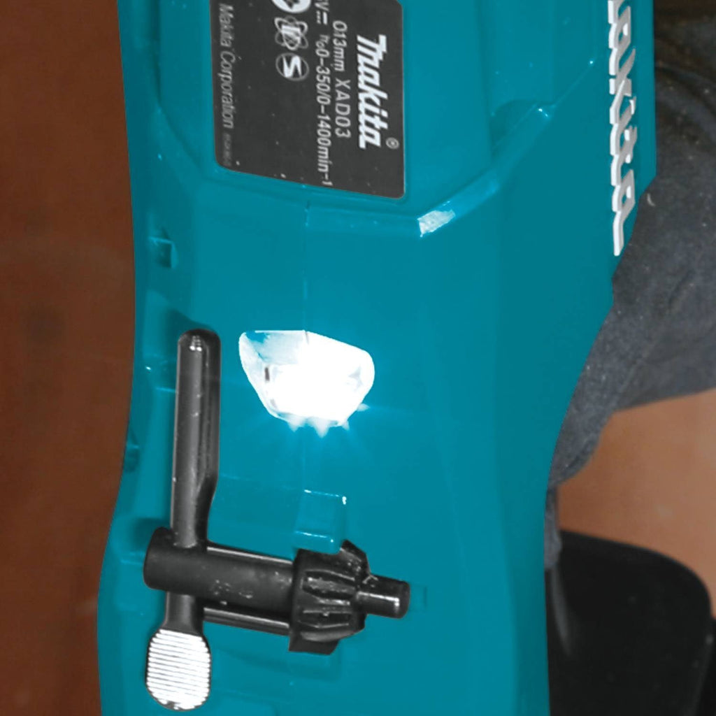 Makita XAD03PT 18V X2 LXT Lithium‑Ion Brushless Cordless 1/2" Right Angle Drill Kit