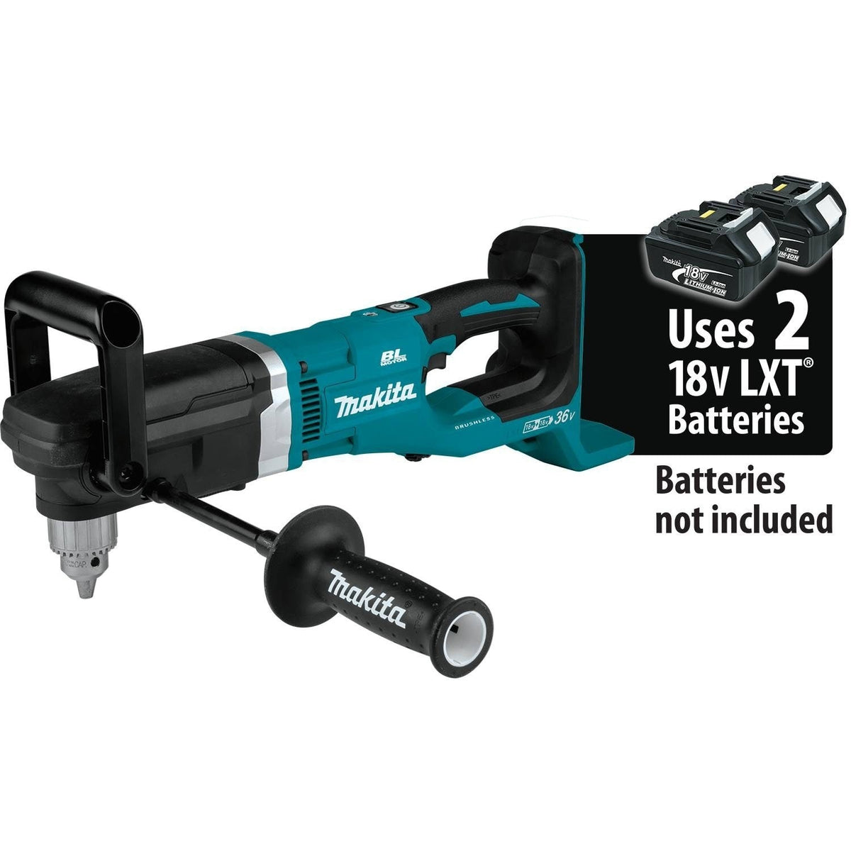 Makita XAD03Z 18V X2 LXT Lithium-Ion(36V) Brushless 1/2" Right Angle Drill