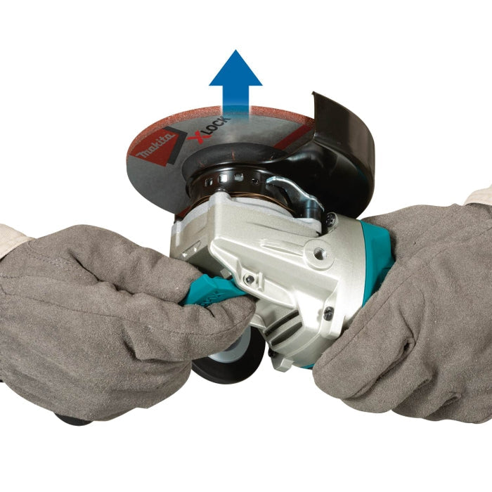 Makita XAG25Z 18V LXT 4-1/2” / 5" X-LOCK Angle Grinder, with AFT