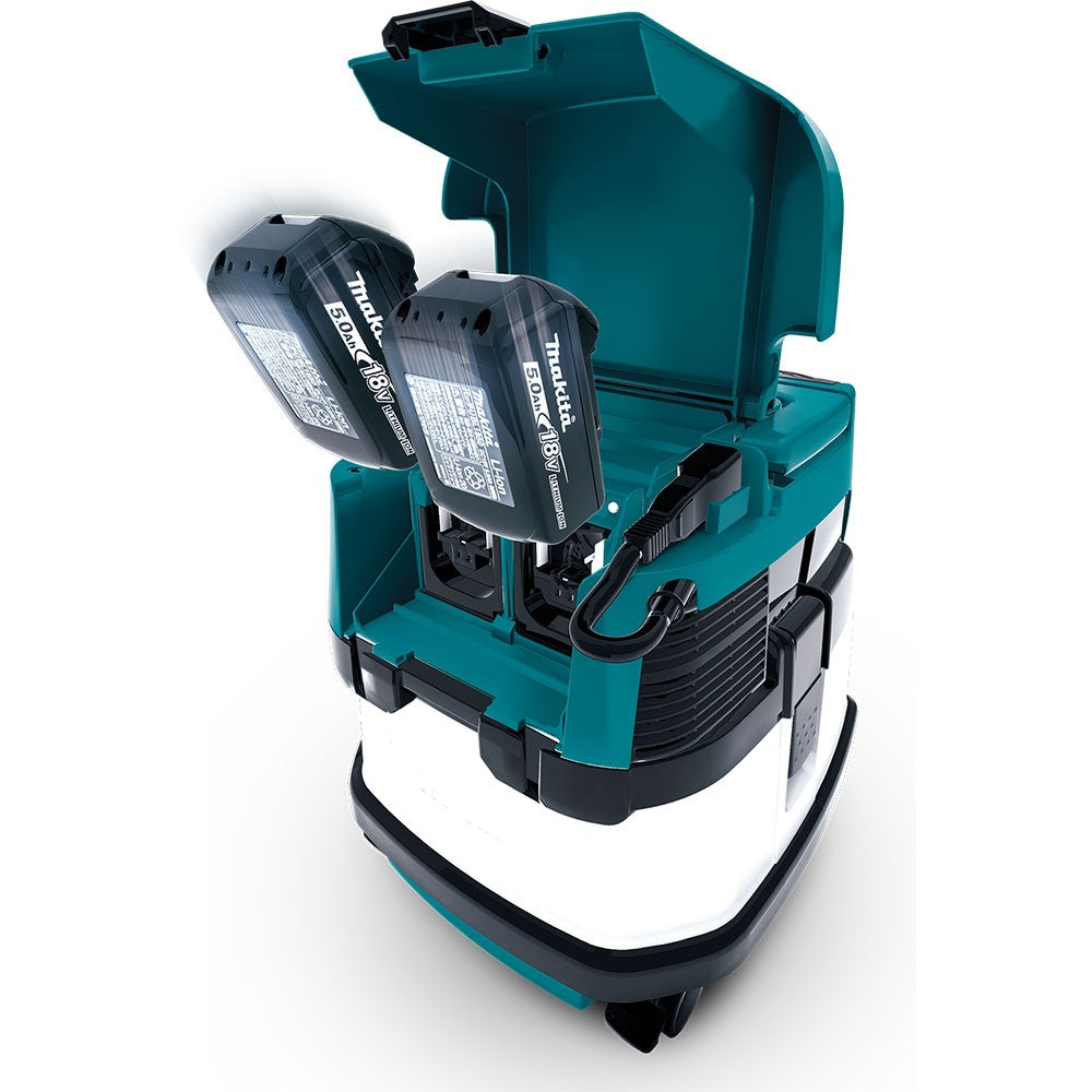 Makita XCV04PT 18V X2 LXT HEPA Filter Dry Dust Extractor/Vacuum Kit