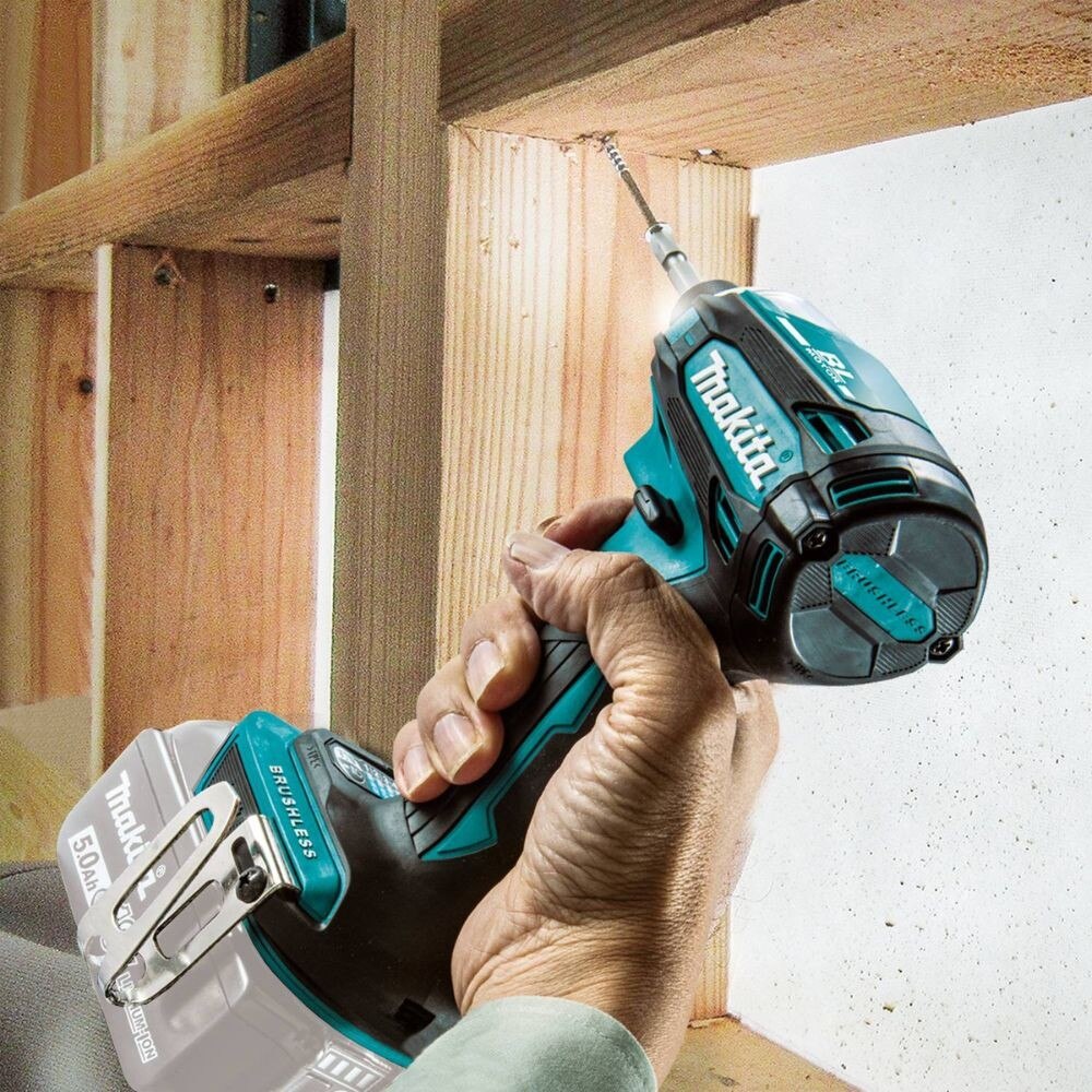 Makita XDT19Z 18V LXT Lithium-Ion Brushless Cordless Quick-Shift Mode 4-Speed Impact Driver, Tool Only