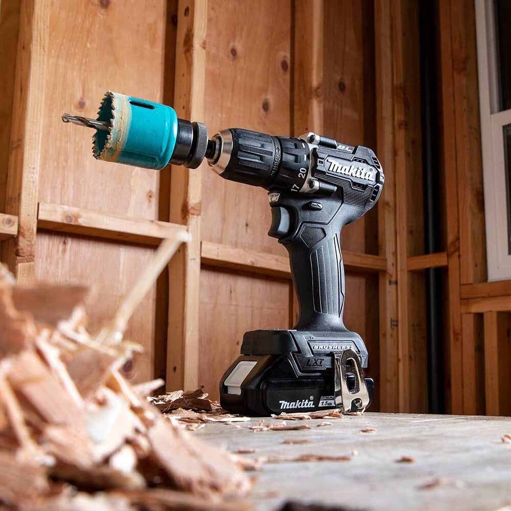 Makita XFD15SY1B 18V LXT Lithium‑Ion Sub‑Compact Brushless Cordless 1/2" Driver‑Drill Kit (1.5Ah)