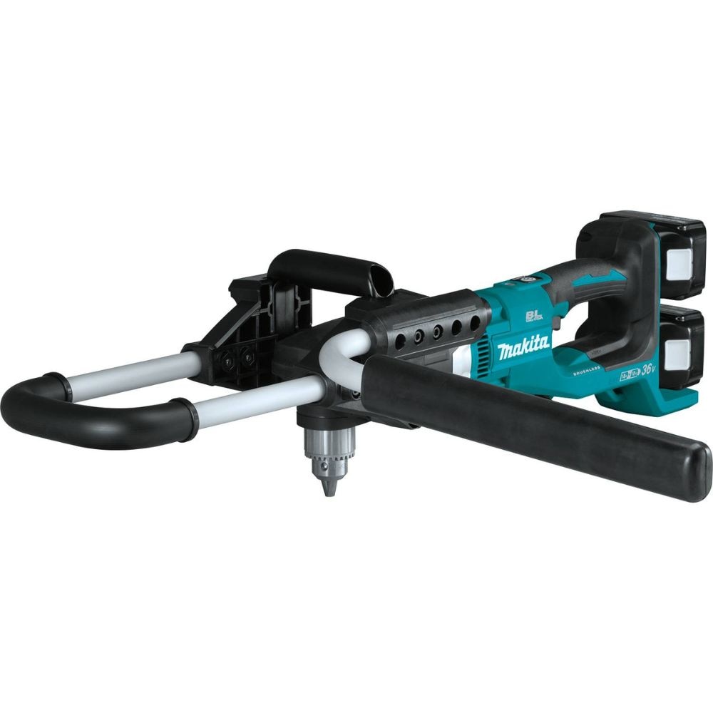 Makita XGD01PT 36V (18V X2) LXT Brushless Earth Auger Kit, dual port charger (5.0Ah)