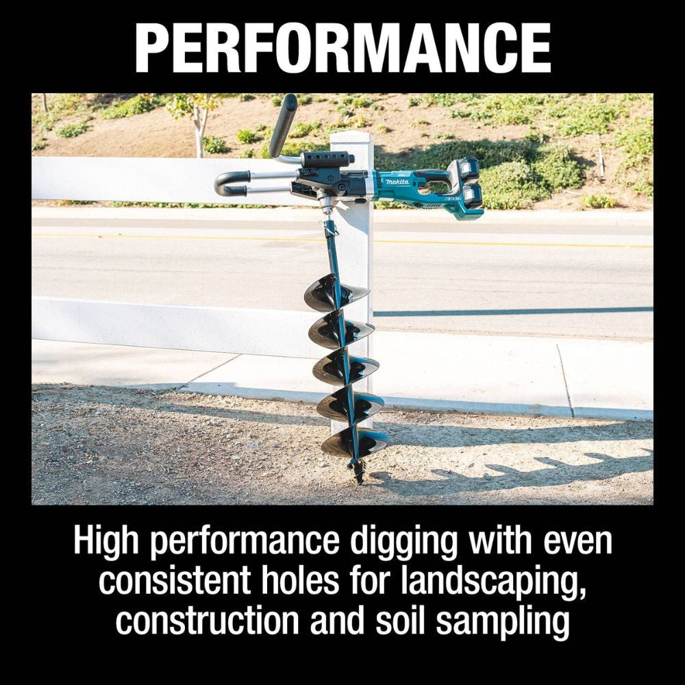 Makita XGD01PT 36V (18V X2) LXT Brushless Earth Auger Kit, dual port charger (5.0Ah)
