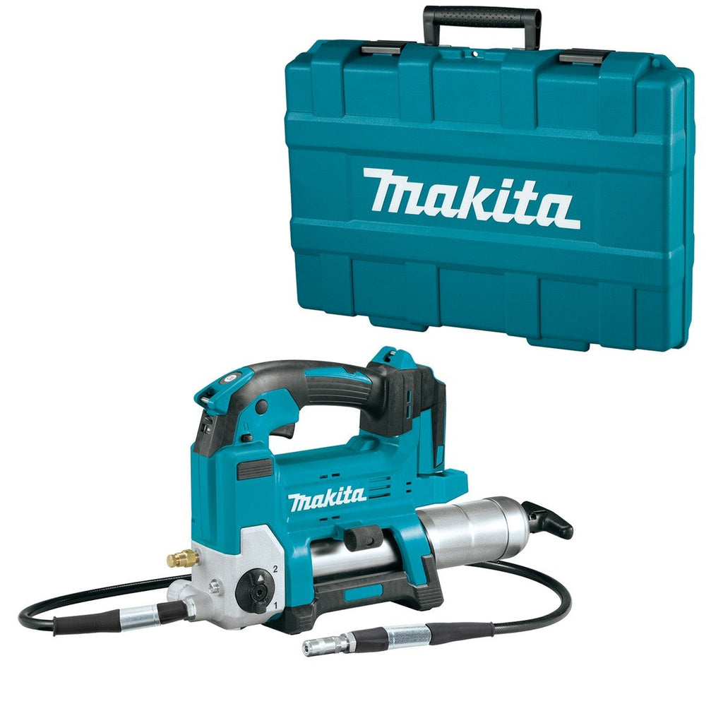 Makita XPG01ZK 18V LXT Cordless Grease Gun with 47-1/4" Hose and Case Tool Only