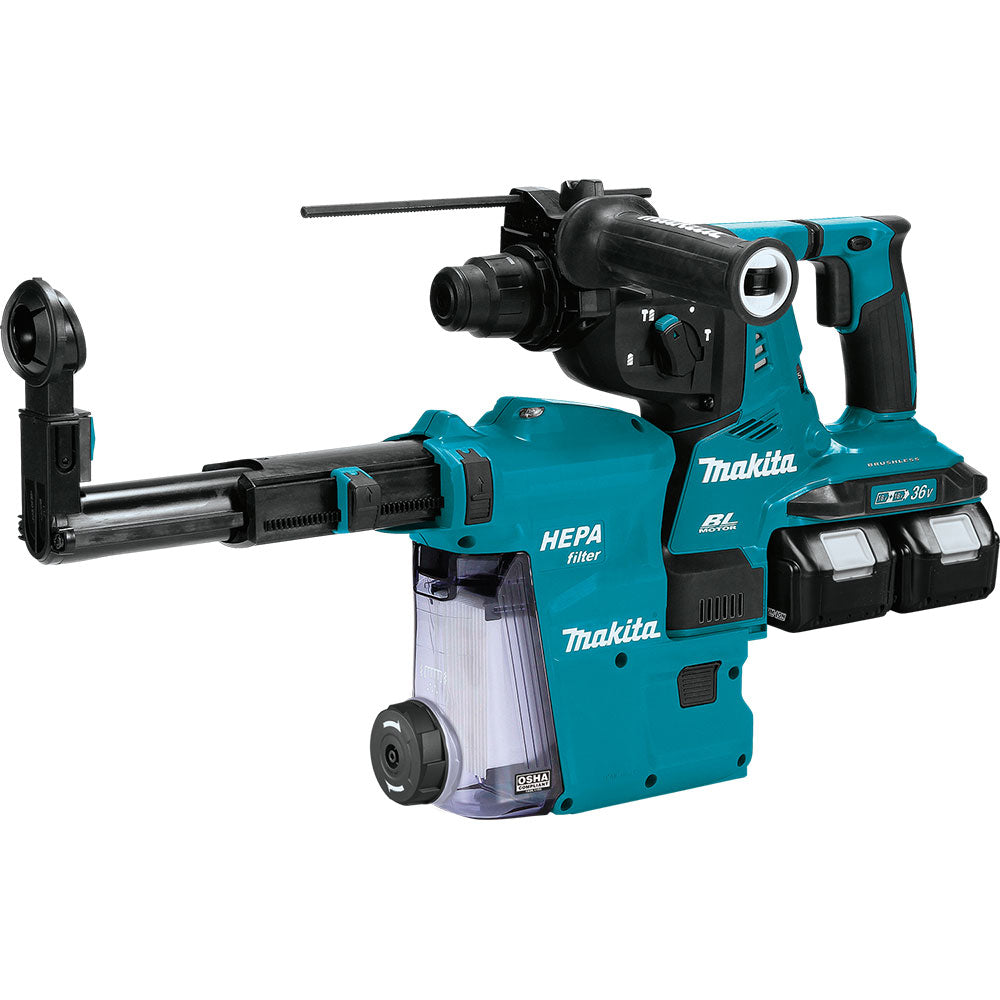 Makita XRH08PTW 18V X2 LXT 1-1/8" AVT Rotary Hammer Kit (5.0Ah)