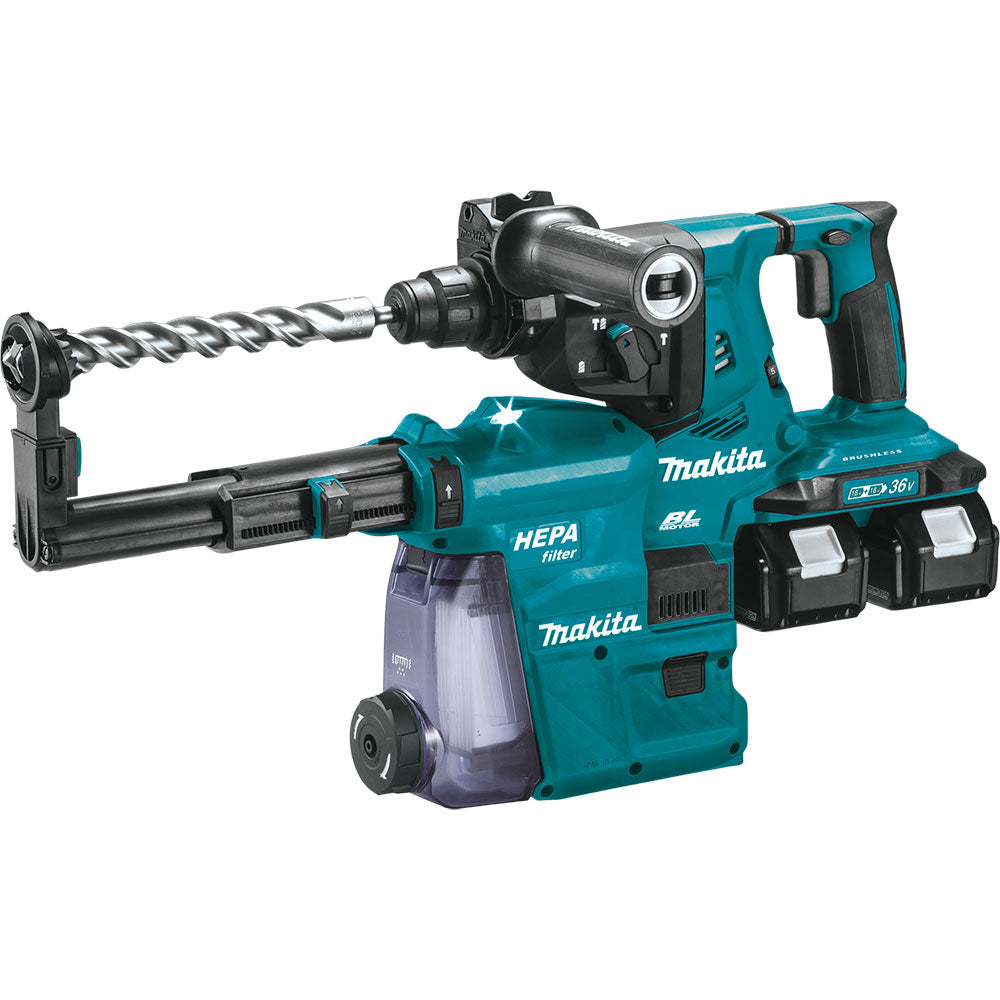 Makita XRH08PTW 18V X2 LXT 1-1/8" AVT Rotary Hammer Kit (5.0Ah)
