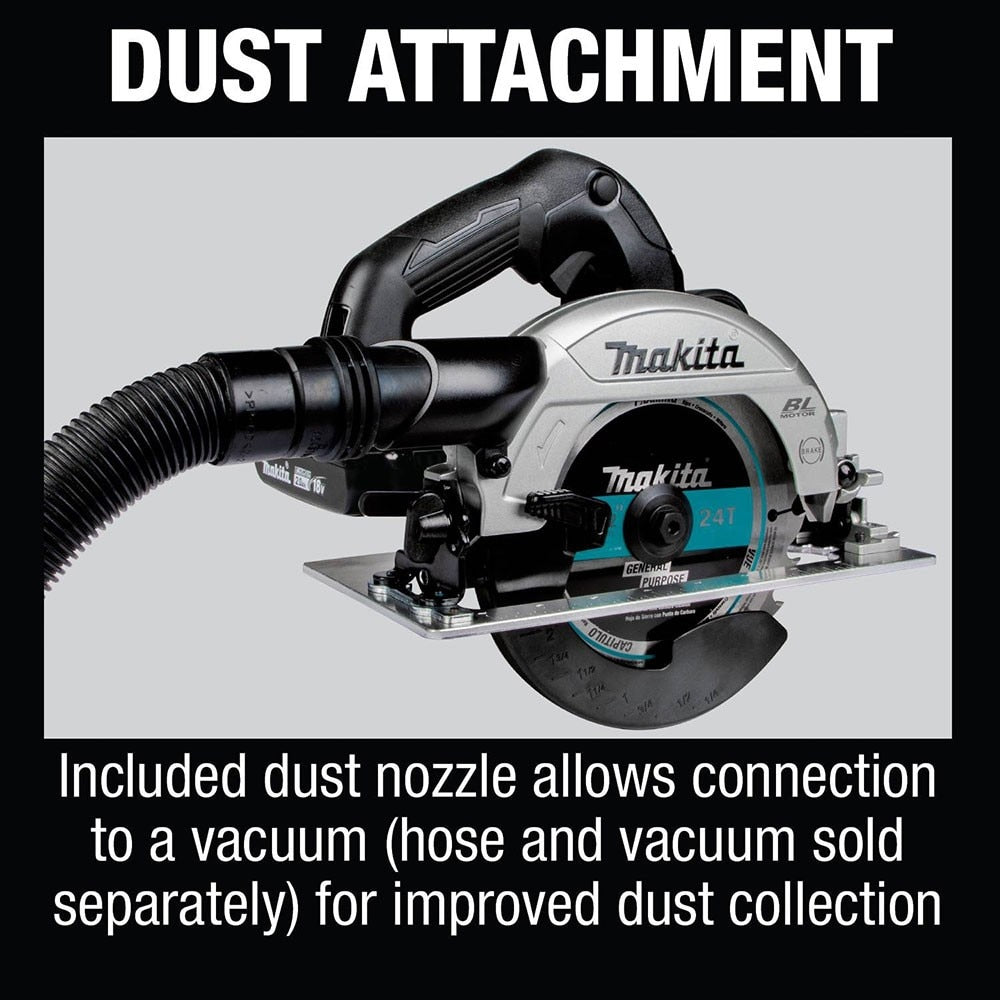 Makita XSH04RB 18V LXT Sub-Compact Brushless 6-1/2" Circular Saw Kit