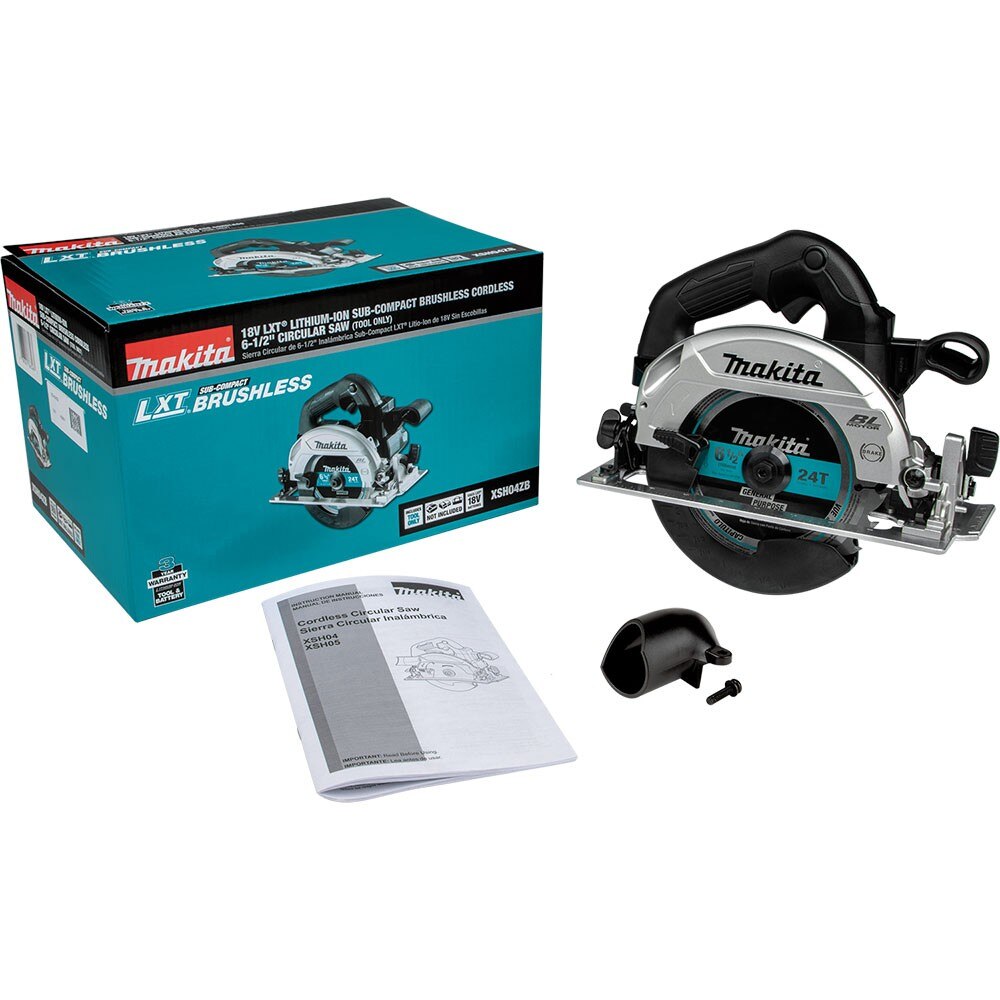 Makita XSH04ZB 18V LXT Sub-Compact 6-1/2” Circular Saw (Tool Only)