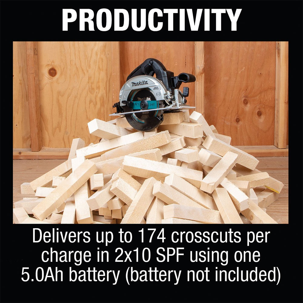 Makita XSH04ZB 18V LXT Sub-Compact 6-1/2” Circular Saw (Tool Only)