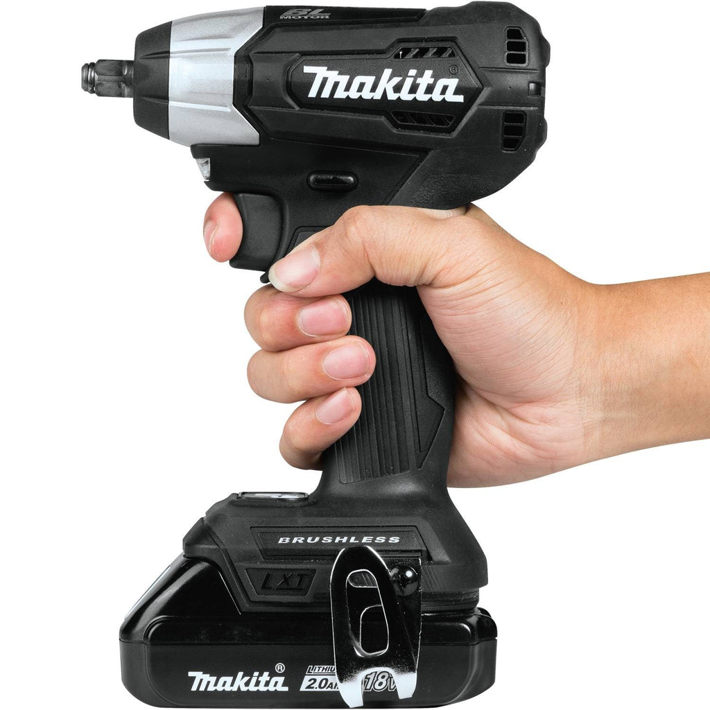 Makita XWT12RB 18V LXT SubCompact Brushless 3/8" Sq Drive Impact Wrench Kit