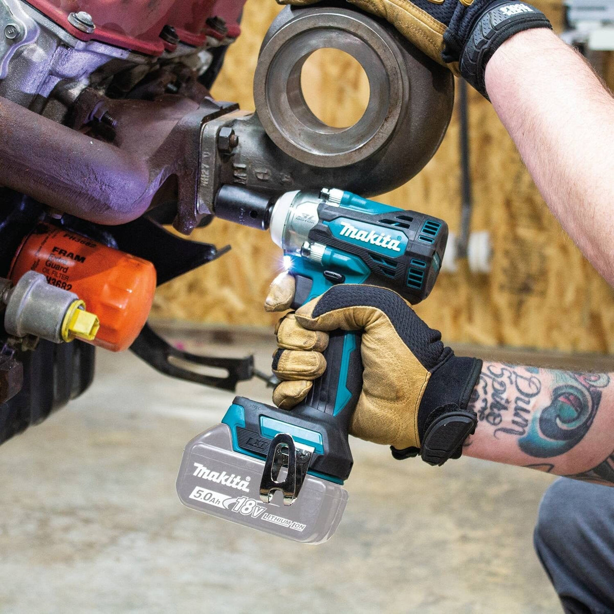 Makita XWT15XVZ 18V LXT Impact Wrench w/ Detent Anvil, Tool Only