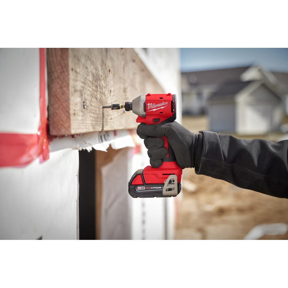 Milwaukee 3650-21P M18 Compact Brushless 1/4" Hex Impact Driver Kit
