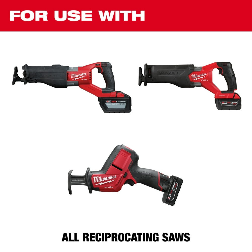 Milwaukee 48-00-5187 9" x 14TPI Bi-Metal Super Sawzall Blade