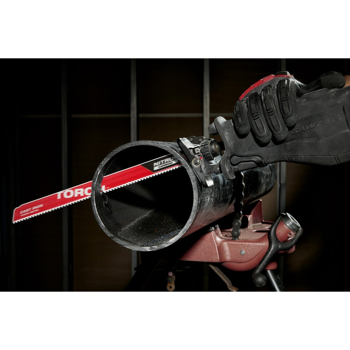 Milwaukee 48-00-5363 12” 7TPI The Torch with Nitrus Carbide for Cast Iron SawWall Blade 3PK