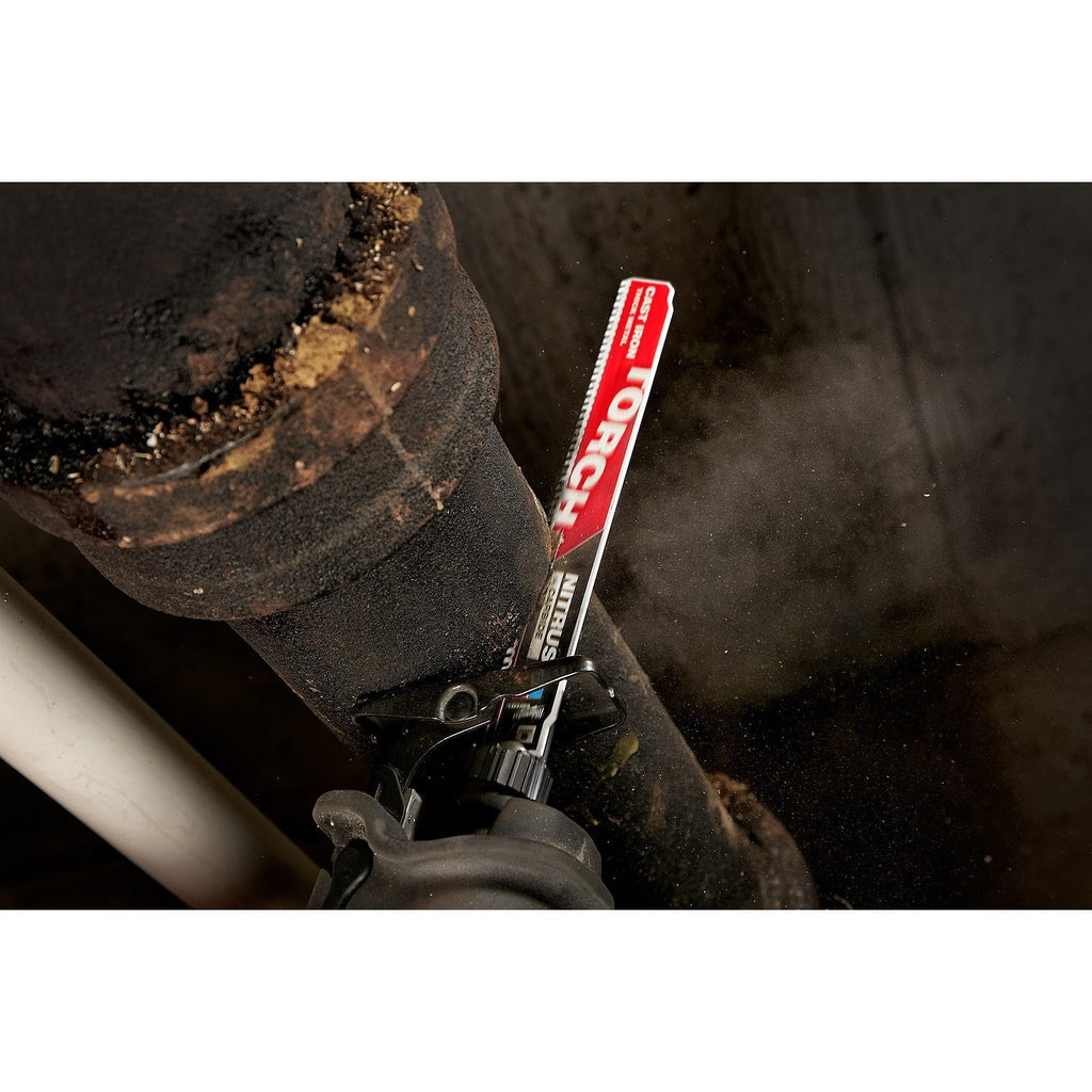 Milwaukee 48-00-5562 9" 7TPI The TORCH with NITRUS CARBIDE for CAST IRON 5PK