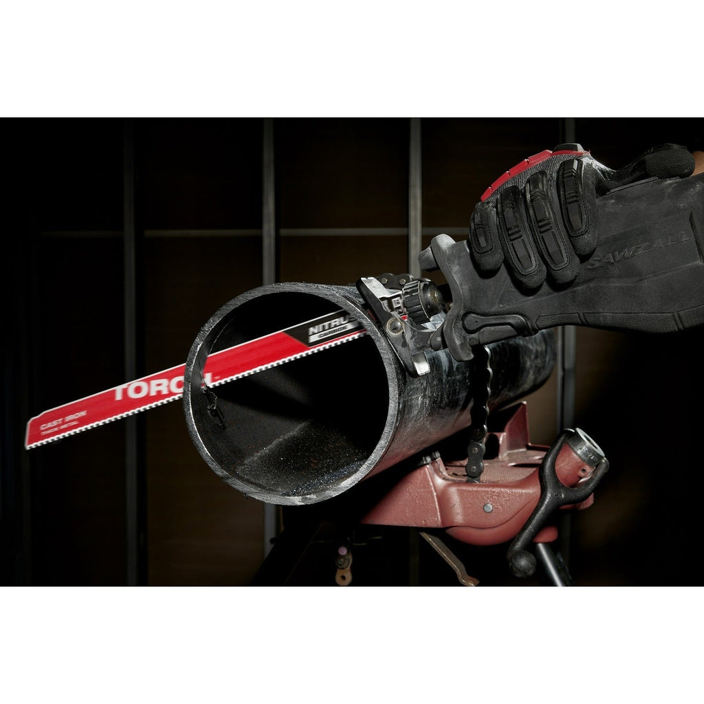 Milwaukee 48-00-5562 9" 7TPI The TORCH with NITRUS CARBIDE for CAST IRON 5PK