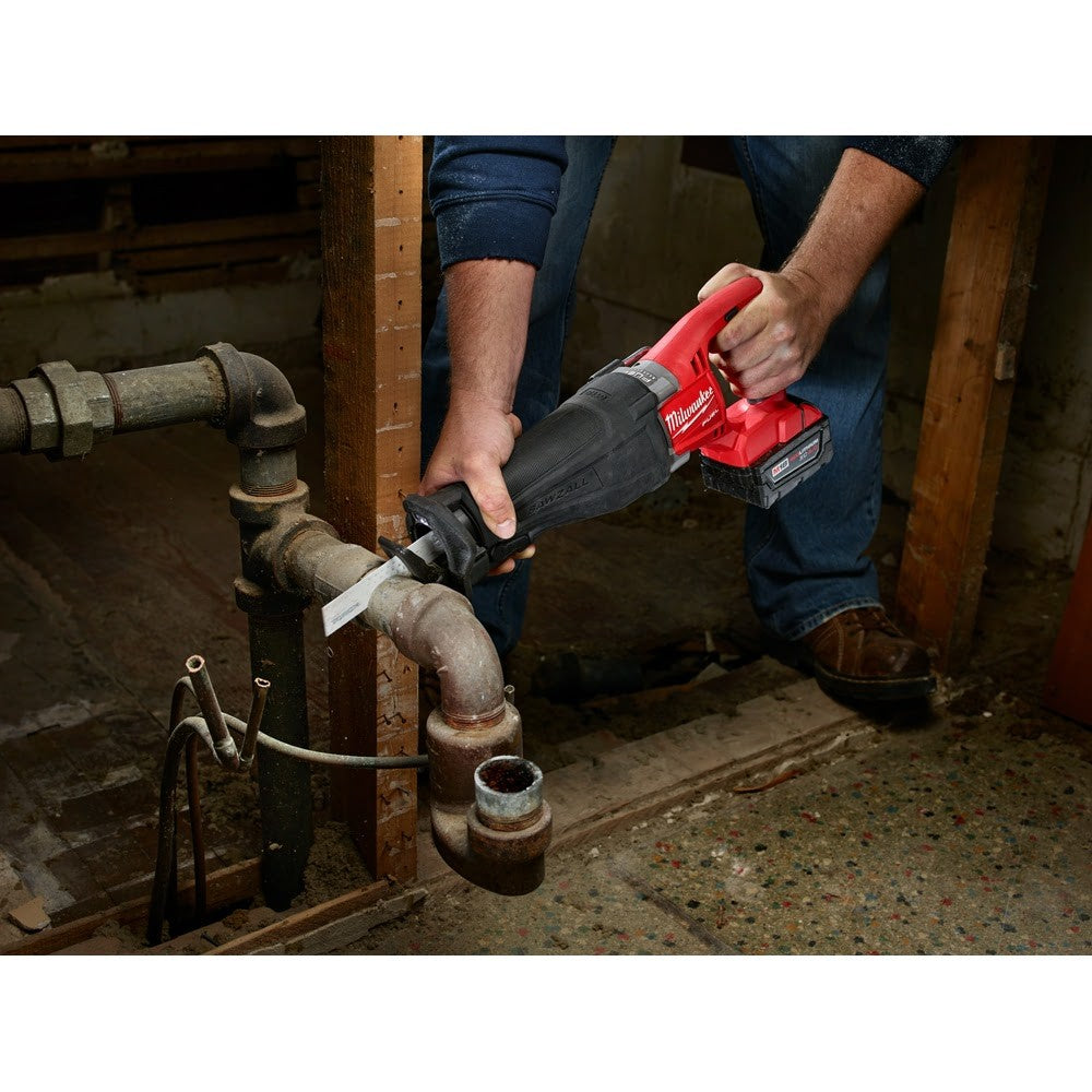 Milwaukee 48-00-5714 Super Sawzall Blade 10 Teeth per Inch 12-Inch Length, Torch , 5 Pack