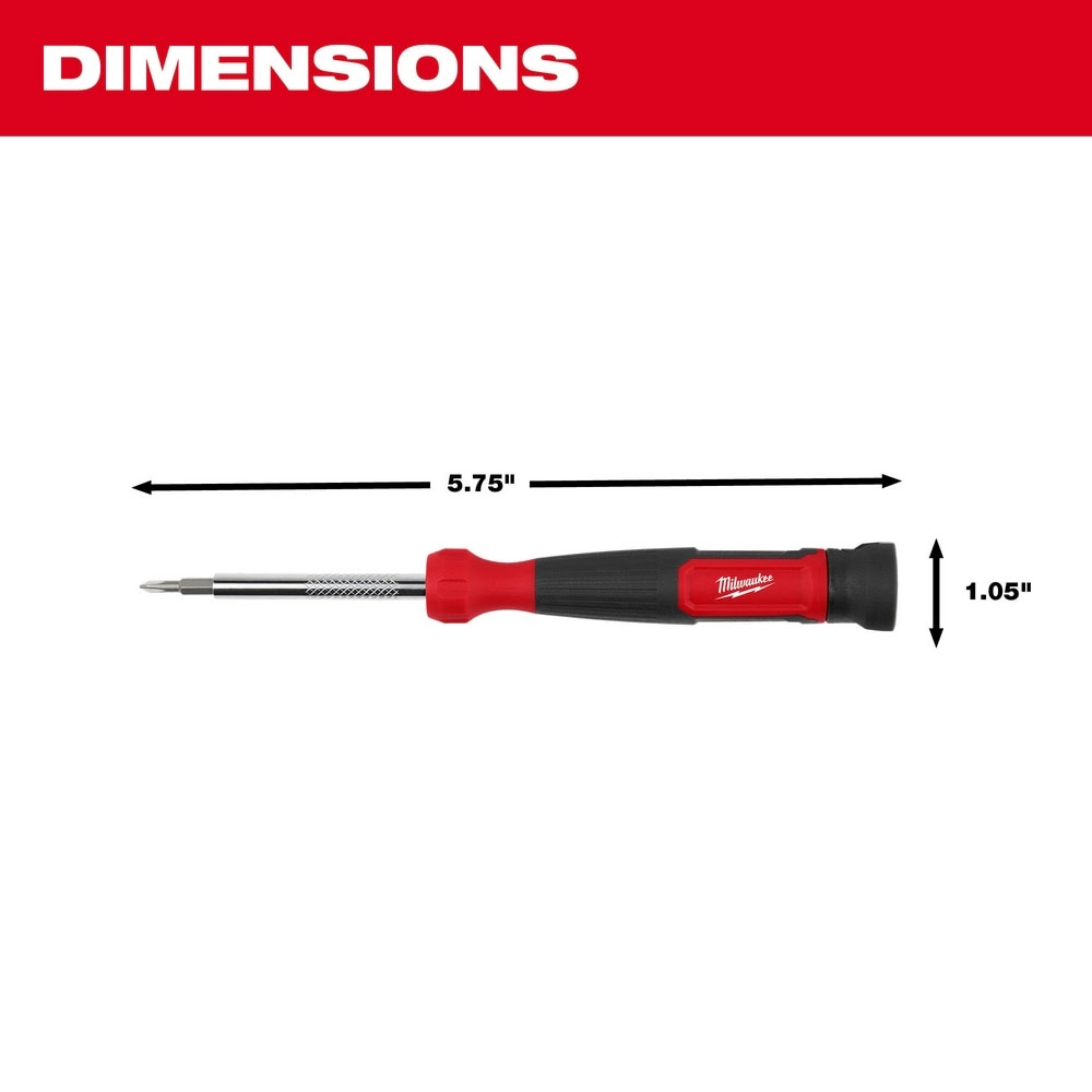 Milwaukee 48-22-2930 4-in-1 Precision Multi-Bit Screwdriver