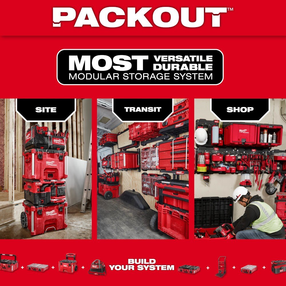 Milwaukee 48-22-8394R PACKOUT 18oz Insulated Mug with Sip Lid