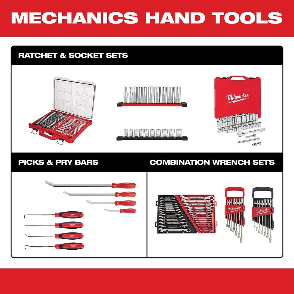Milwaukee  48-22-9403 3/8" Drive 10pc Socket Set - SAE