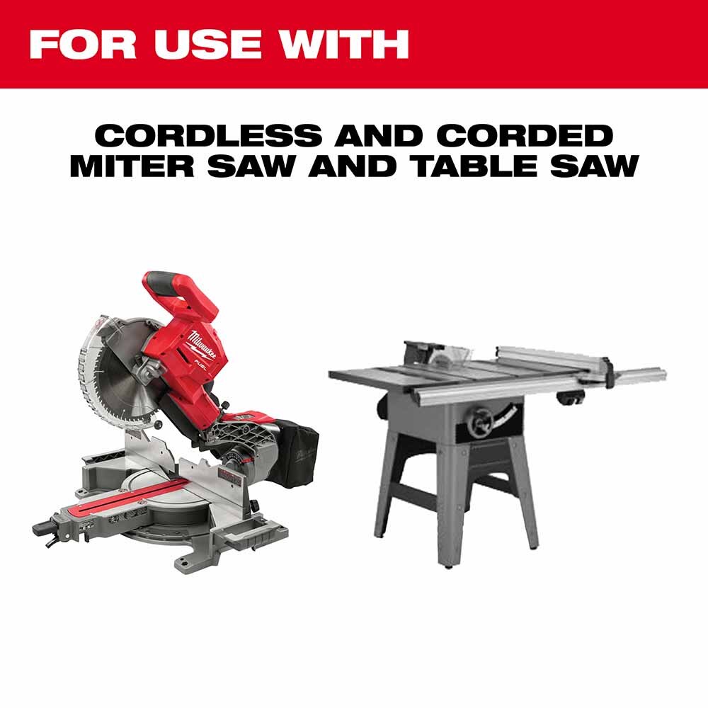 Milwaukee 48-40-1036 10" 40T + 60T Two Pack Circular Saw Blades