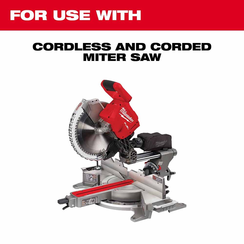 Milwaukee 48-40-1224 12" 80T Fine Finish Circular Saw Blade
