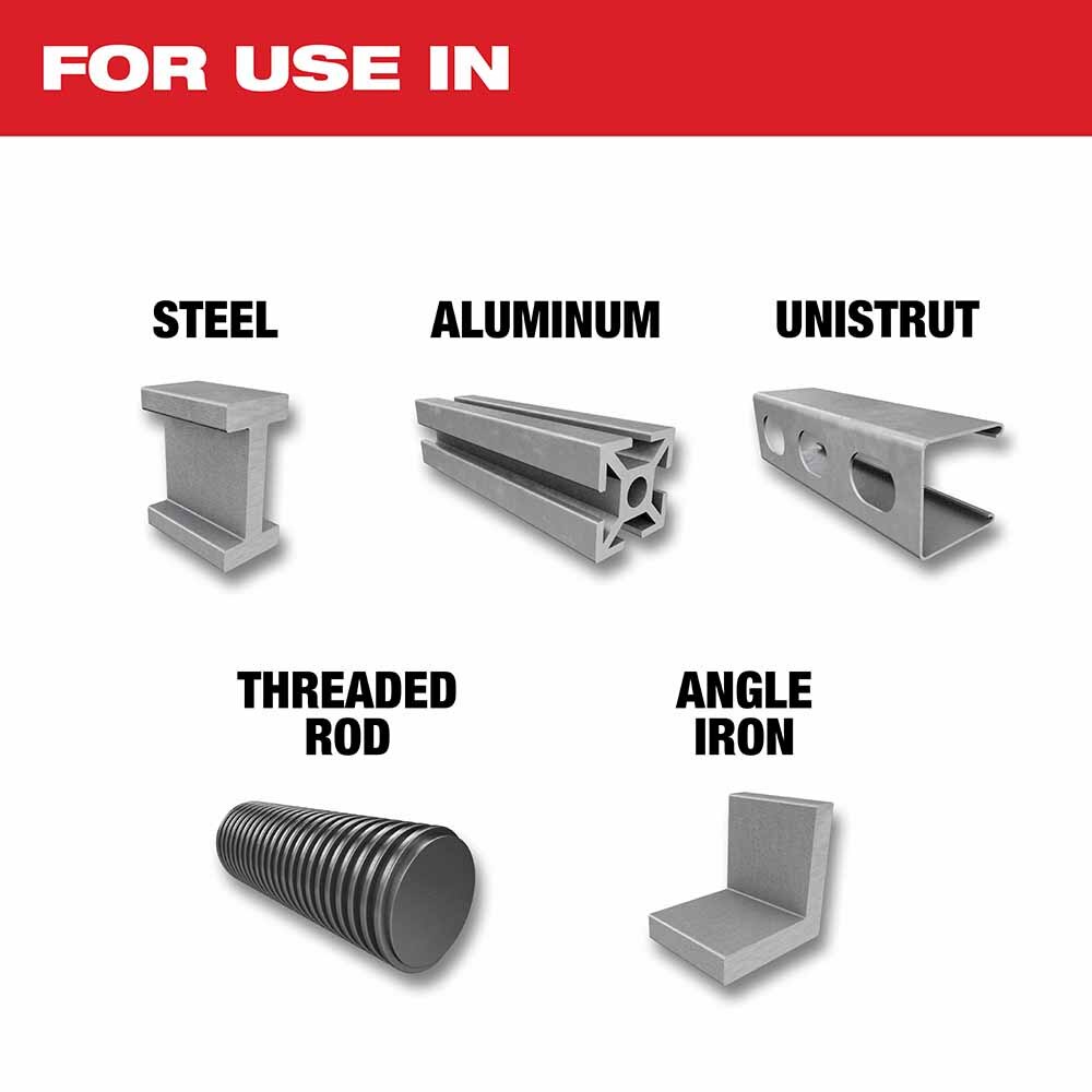 Milwaukee  48-40-4260 10" 50T METAL CSB, 5/8"