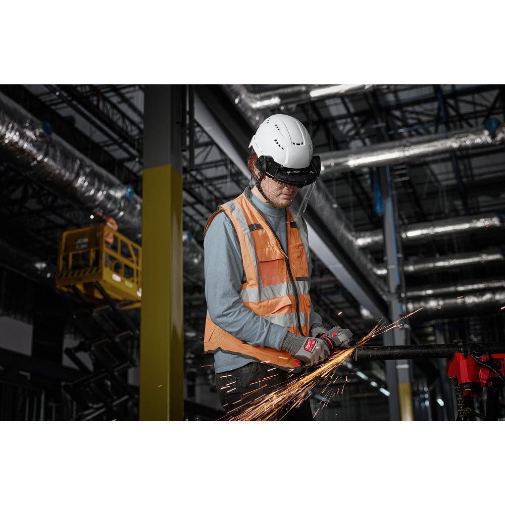 Milwaukee 48-73-1460 BOLT Task Full Face Shield - Clear Uncoated Lens (Compatible with Milwaukee BOLT Safety Helmets & BOLT Hard Hats)