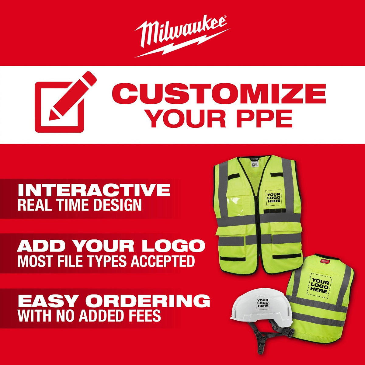 Milwaukee 48-73-1691 BOLT Green Full Brim Non-Vented Safety Helmet – Type 2, Class E
