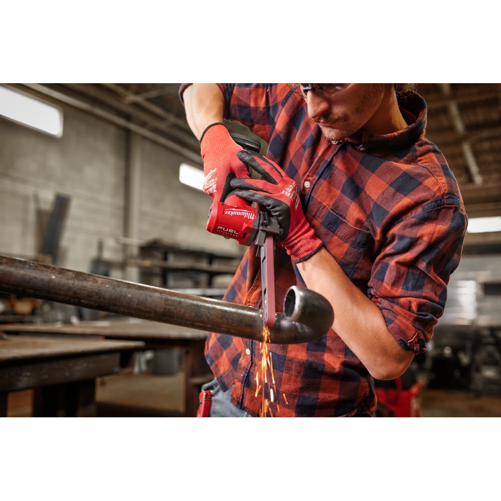 Milwaukee 48-80-9080 1/2" x 18" 80 Grit Bandfile Belts - 4 pack