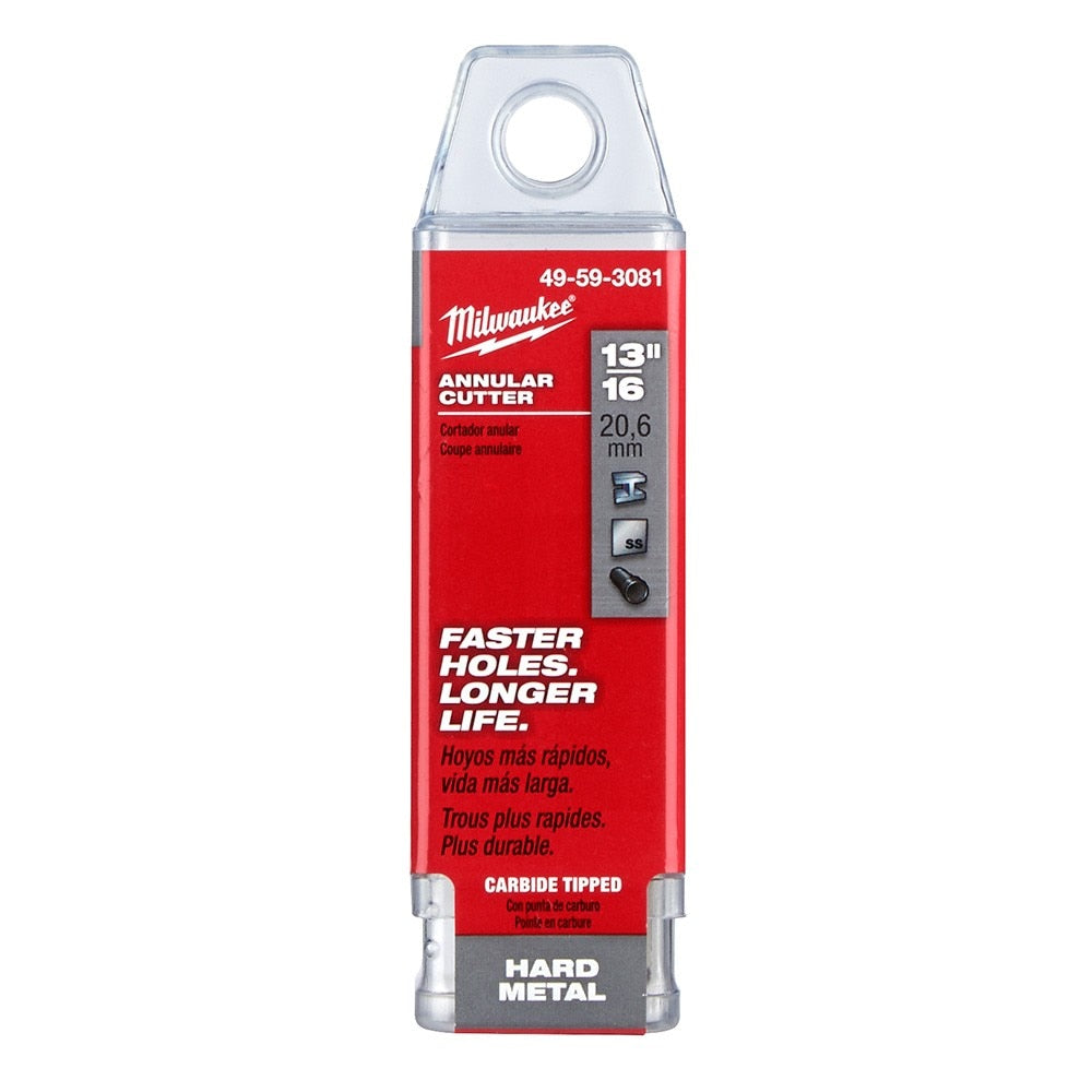 Milwaukee 49-59-3069 11/16" TCT Annular Cutter 1-3/8" Depth