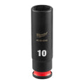 Milwaukee 49-66-6044 SHOCKWAVE 1/4" Drive 10 mm Deep 6 Point Impact Socket