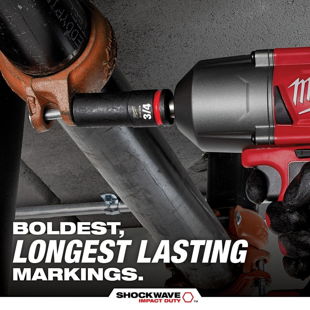 Milwaukee 49-66-6044 SHOCKWAVE 1/4" Drive 10 mm Deep 6 Point Impact Socket