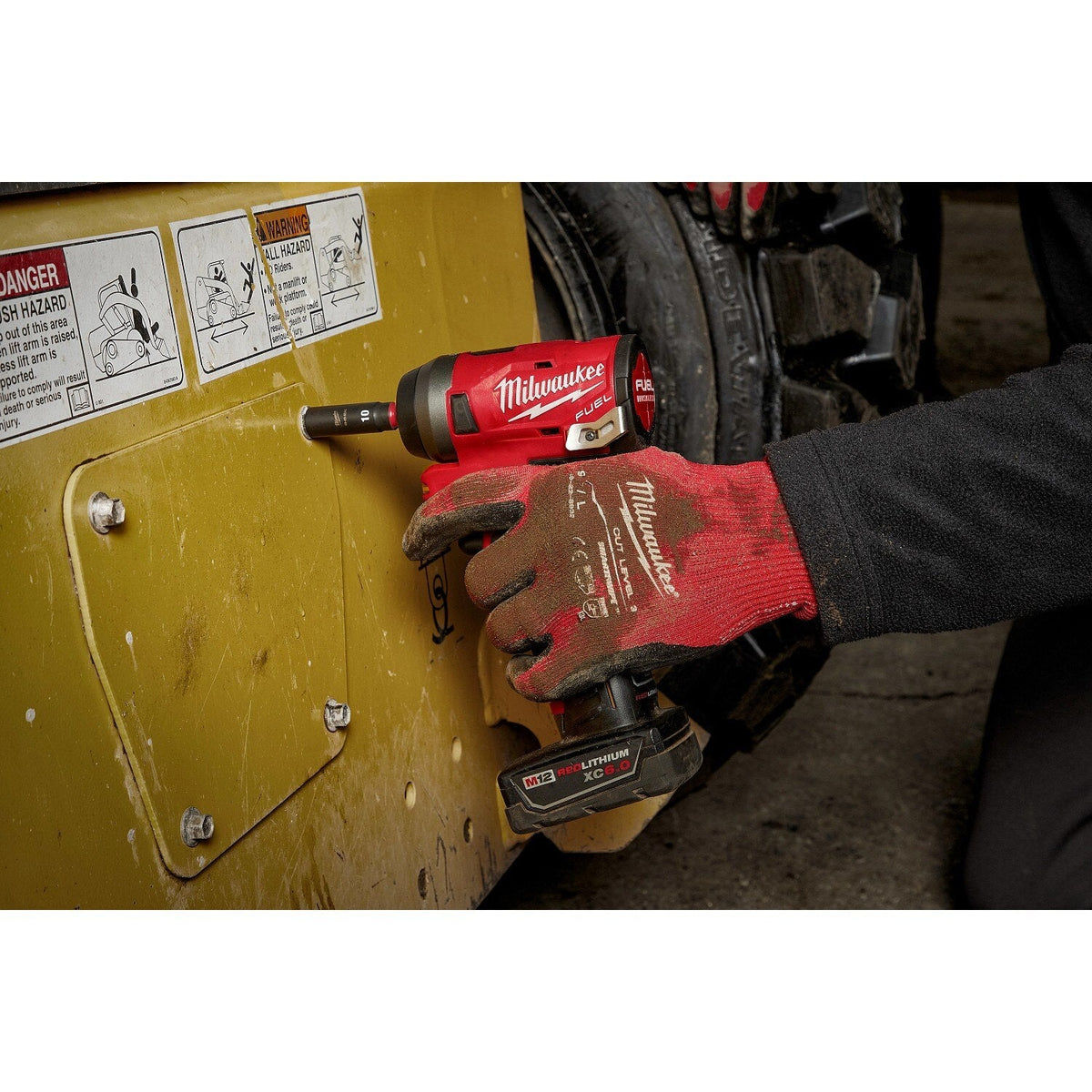 Milwaukee 49-66-6044 SHOCKWAVE 1/4" Drive 10 mm Deep 6 Point Impact Socket
