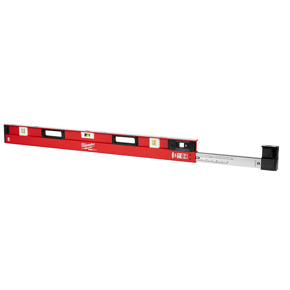 Milwaukee MLXPM78 48" - 78" REDSTICK Magnetic Expandable Level