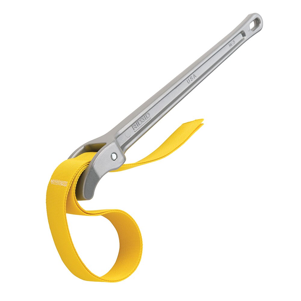 RIDGID 31370 5" Pipe Capacity Strap Wrench, 5-1/4" Outside Diameter Tubing