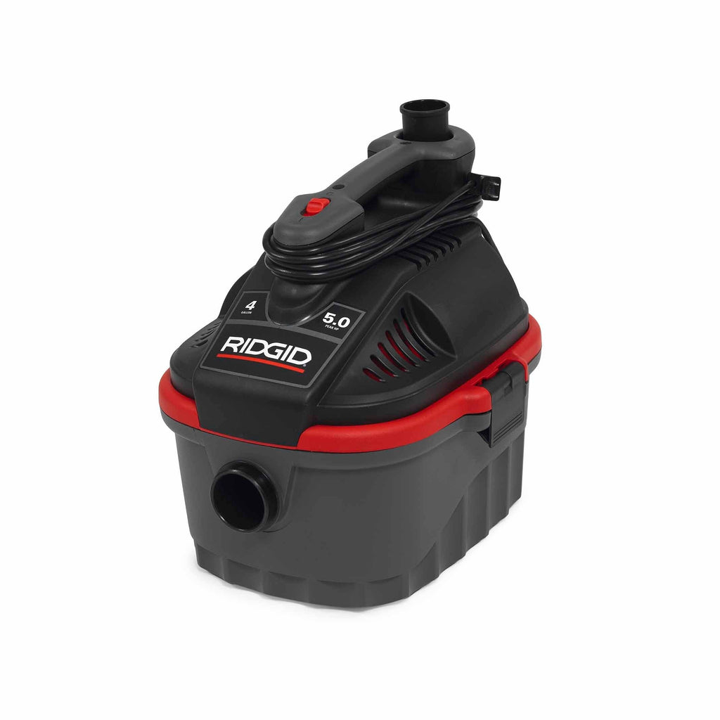 RIDGID 50313 4000RV 4 Gal Portable Red Wet/Dry Vacuum