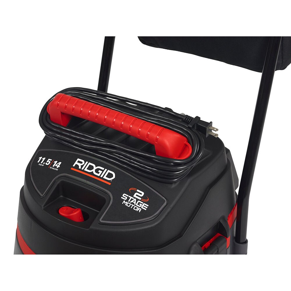 RIDGID 50358 RV2400A 14 Gal Red 2 Stage Wet/Dry Vac