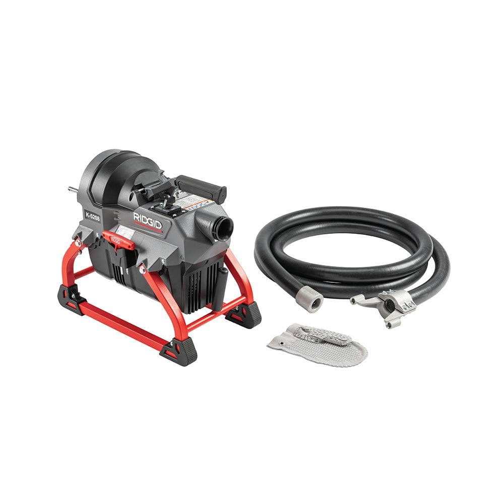 RIDGID 61688 K-5208, 115V 60Hz Sectional Drain Cleaner With Guide Hose