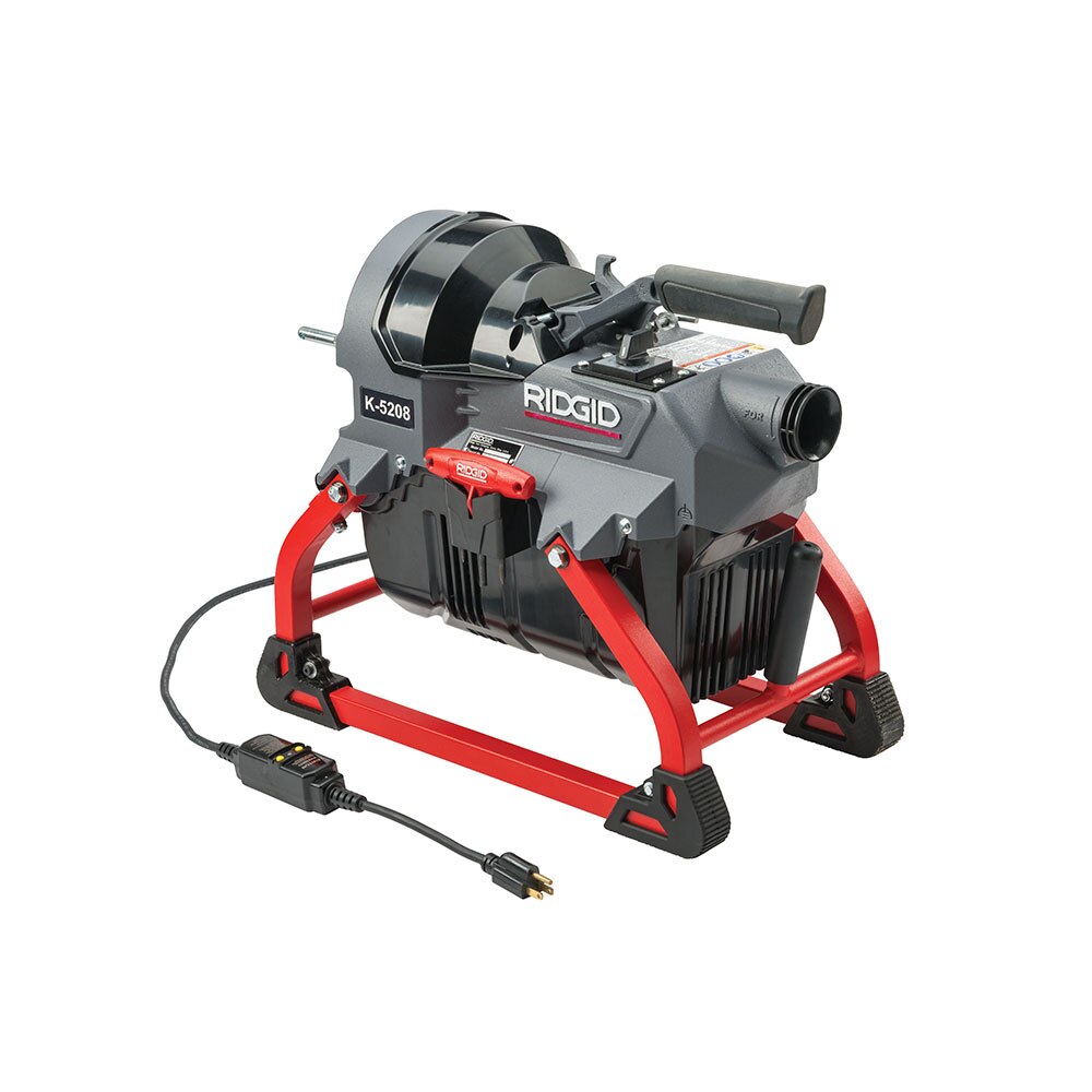 RIDGID 62378 K-5208, 115V 60Hz Sectional Drain Cleaner w/C-11 in Cable Carrier