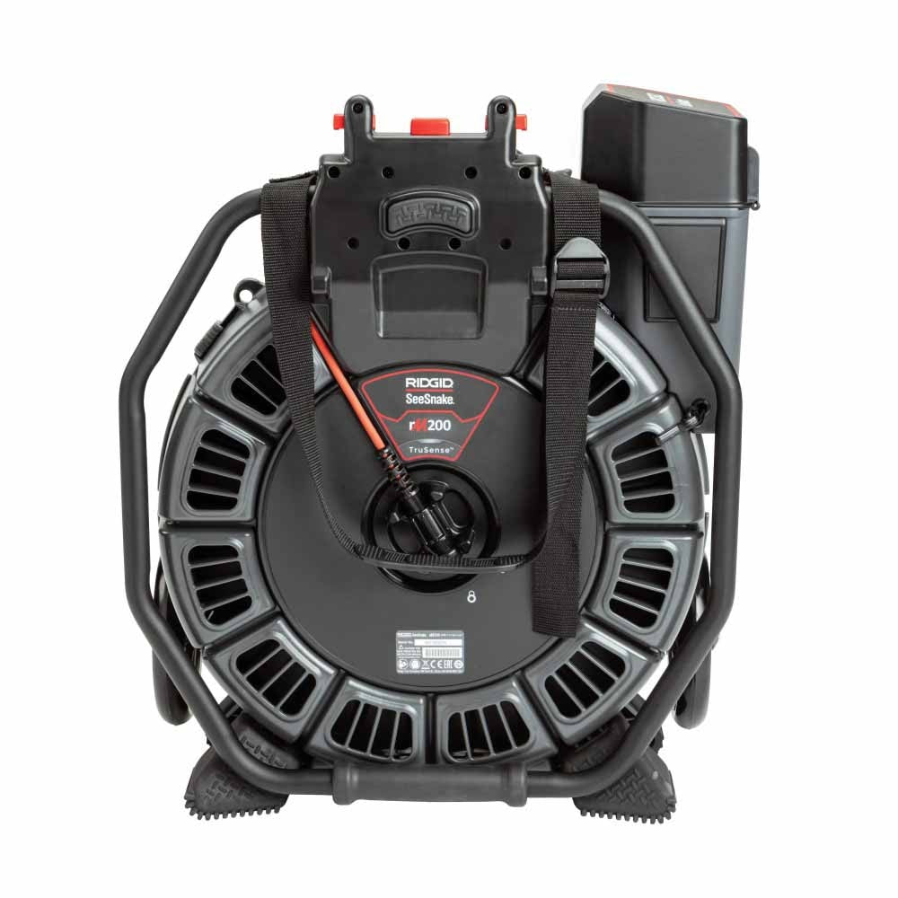 Ridgid 63658 SeeSnake® rM200A Reel (200' / 61m) with Self-Leveling Camera powered with TruSense®