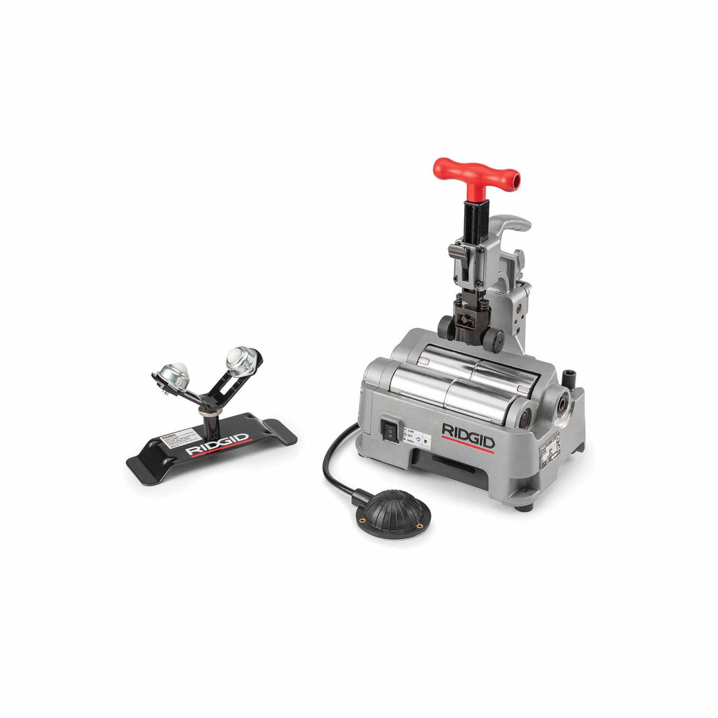 Ridgid 70418 Power Tubing Cutting Machine for Steel, Stainless Steel and Aluminun with 137S Reamer, PC-116 TS Tube Stand and Spare Wheel