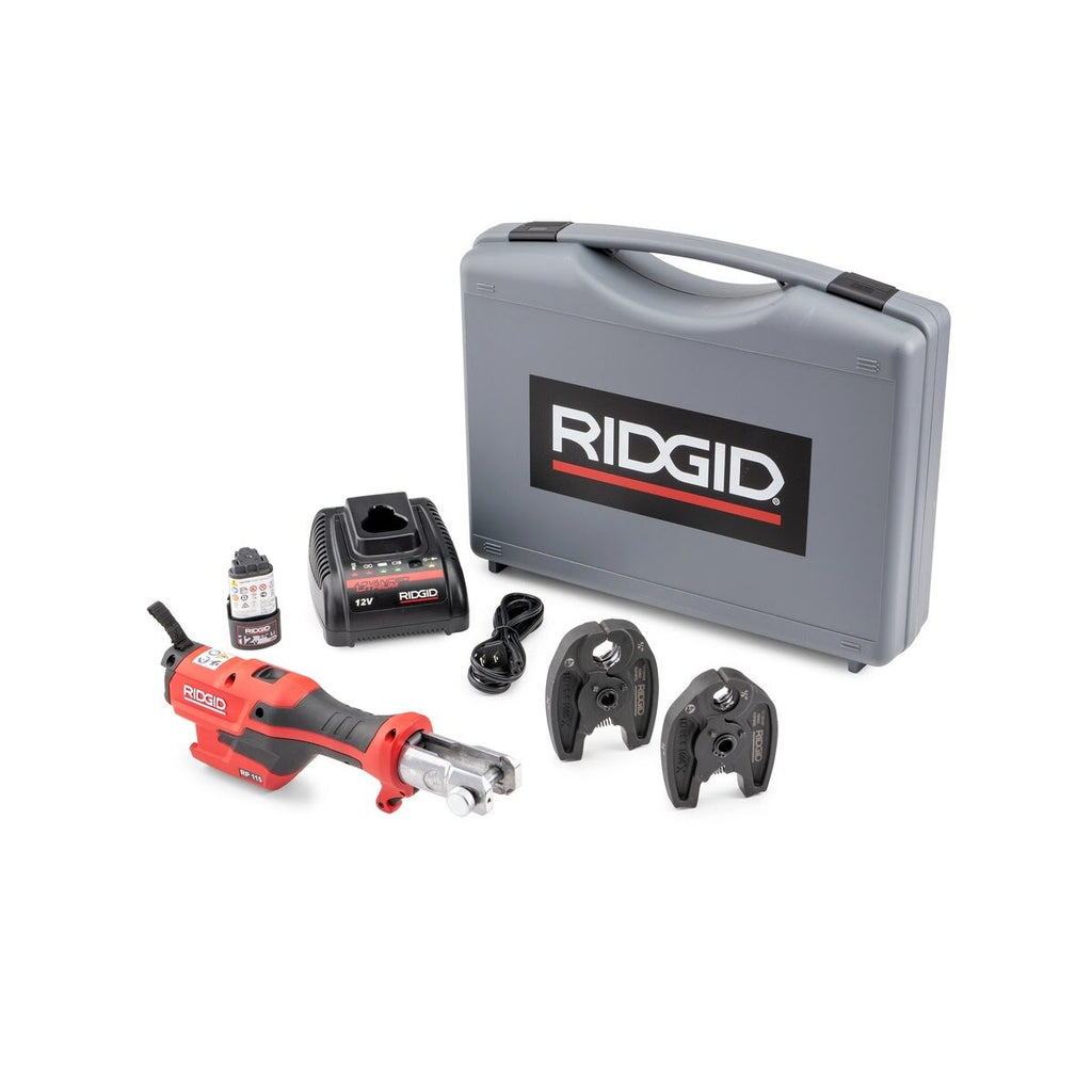 Ridgid 72543 RP 115 Mini Press Tool 12V Battery Kit with PureFlow Jaws 1/2 in. to 3/4 in. (1 Kit)