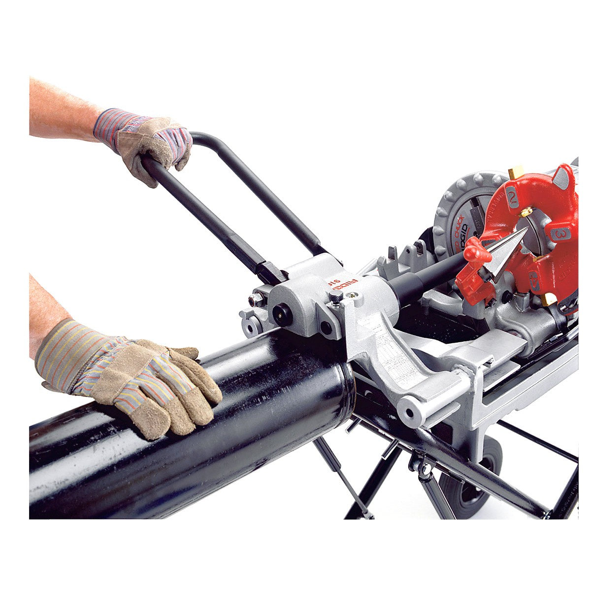 RIDGID 75602 52 RPM 300 Compact Pipe Threading Machine w/ 250 stand